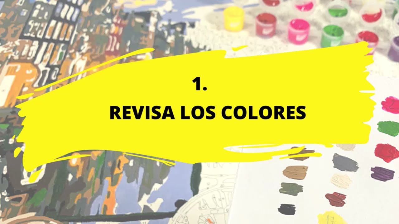 PINTURA POR NÚMEROS - Cómo manejar la pintura transparente (2021)