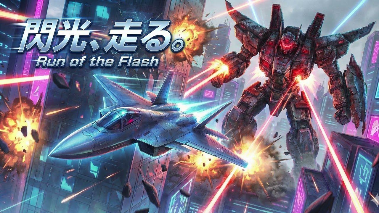 【アニメOP風BGM】閃光、走る。｜特撮・ヒーロー・ライバル戦・高速アクション用/ Anime Opening Style BGM – Run of the Flash