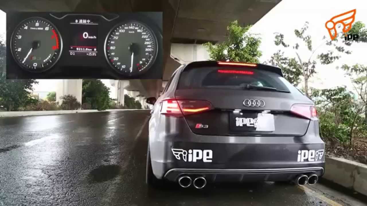 [ innotech ] アウディ S3 8V x iPE 可変バルブ マフラー フルシステム [ イノテック ]