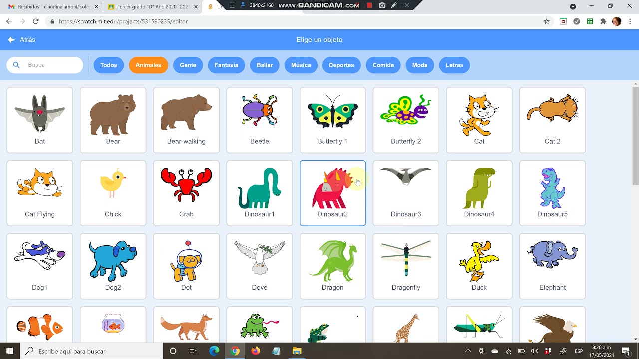 Scratch Escenarios Crear Cambiar al Siguiente