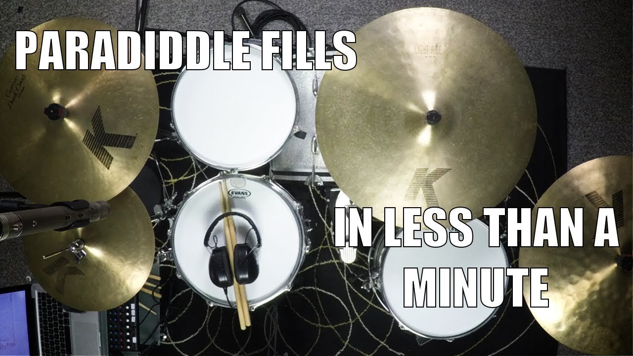 Easy Paradiddle Fills in less than a Minute - Daily Drum Lesson