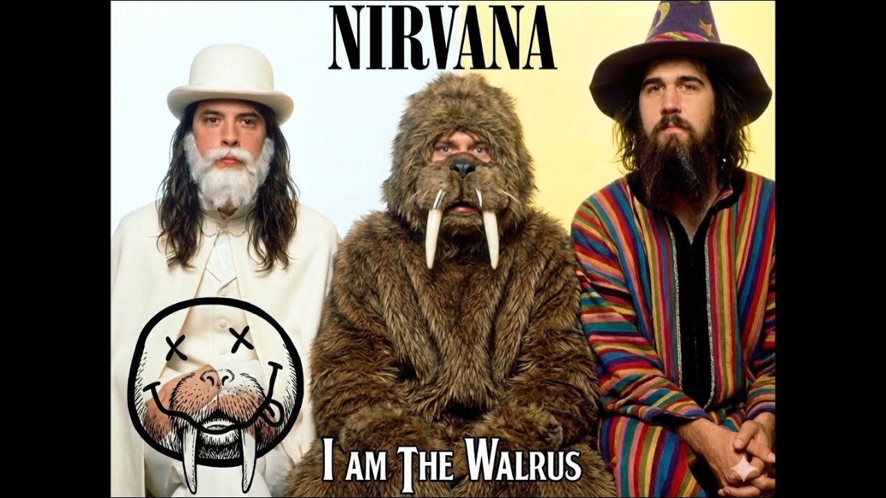 If Nirvana Wrote I Am The Walrus By The Beatles (1990's Grunge Cover Songs) [BEST VERSION]
