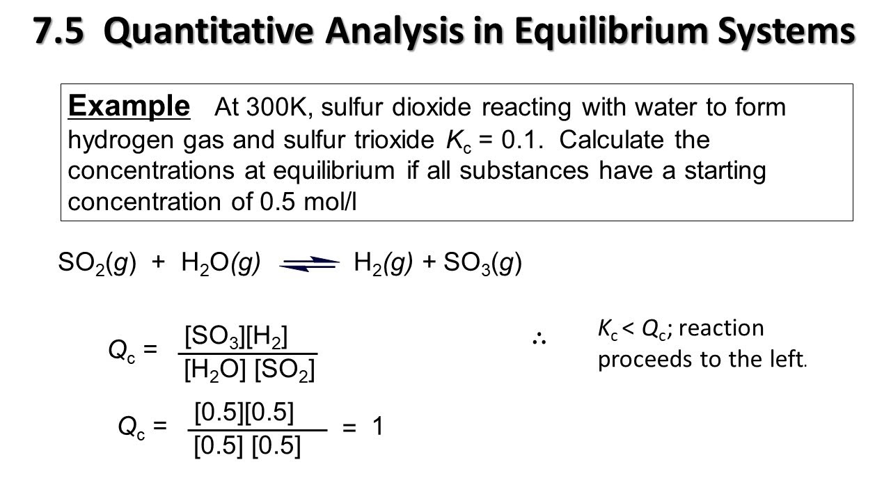 7.5 Quantitative Changes in Equilibrium Systems Day 2 (more complex questions)