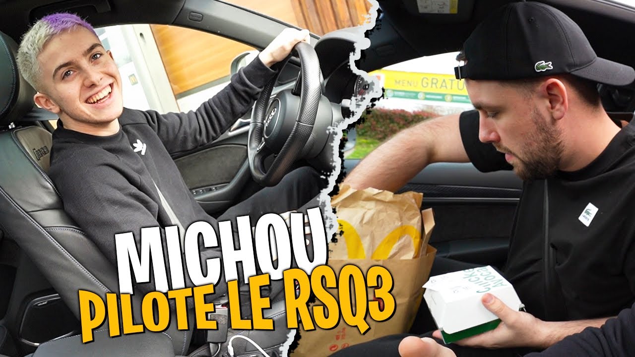Michou va au drive McDonald's avec mon Audi RS (j'ai tr&egrave;s peur)