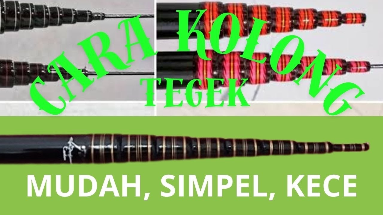 MUDAH tapi KECE ‼️ cara mengolong tegek yang simpel #tutorial #tegek #mancing 