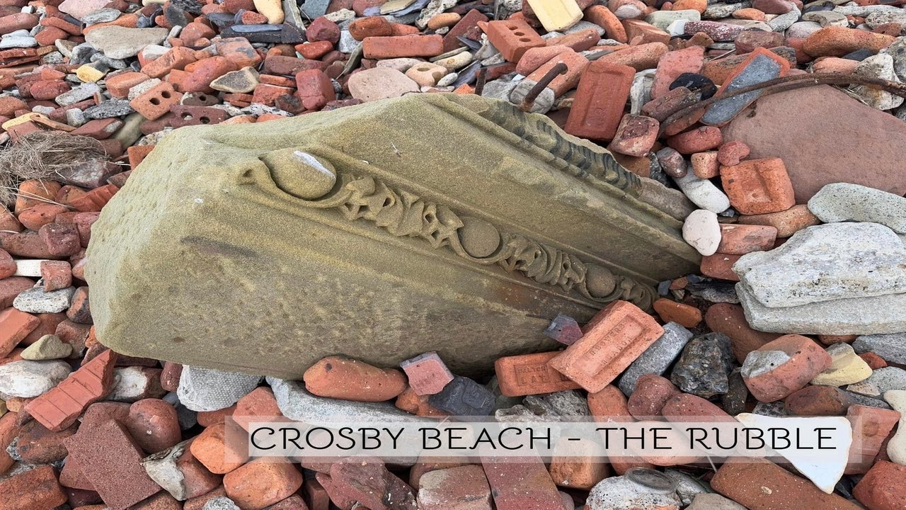 LIVERPOOL TOURS - Crosby Beach - The Blitz Rubble (4K)