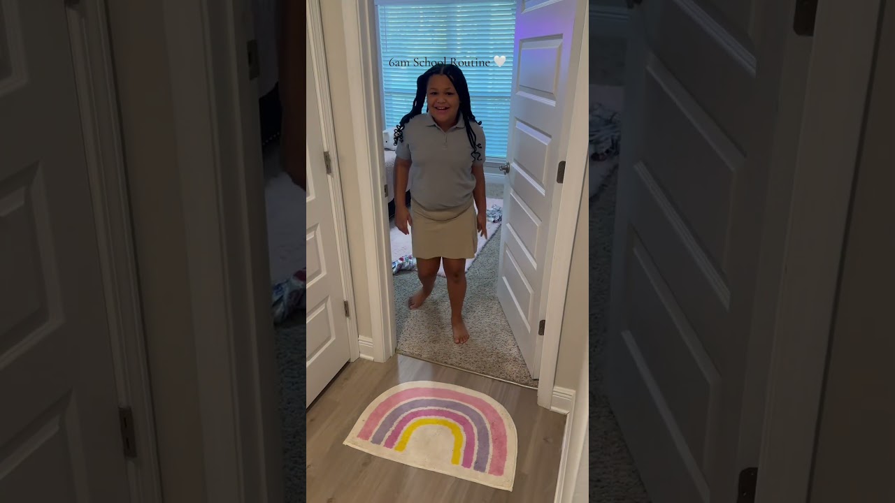 Babygirl&rsquo;s school morning routine