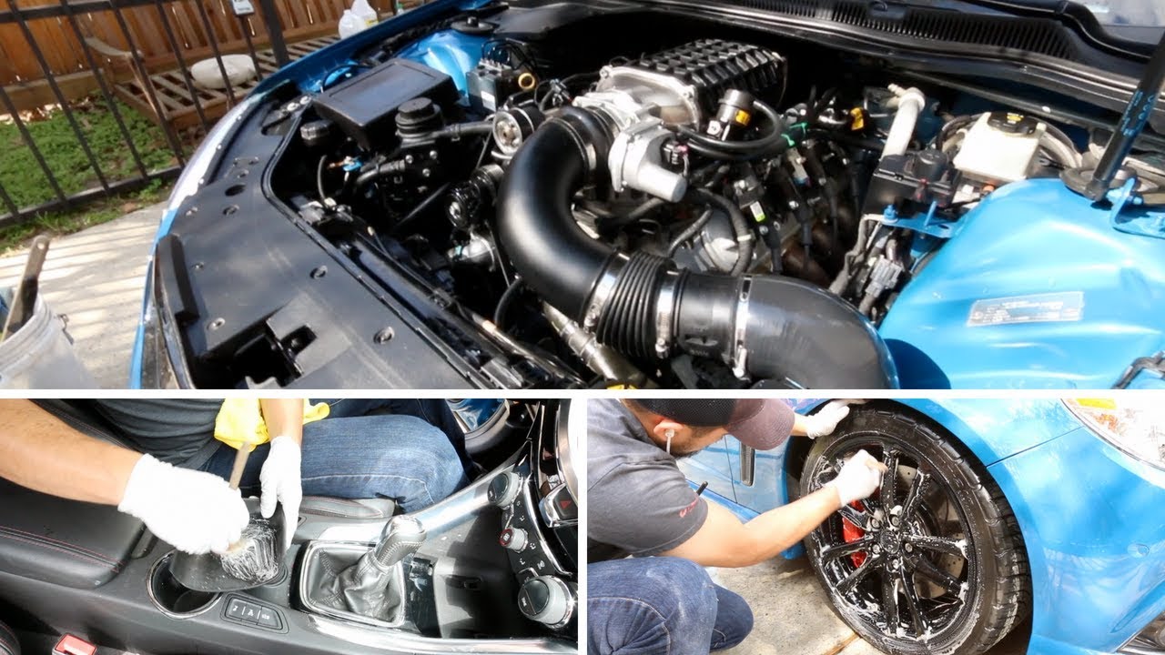 Engine Cleaning, Wash and Wax, & Full Interior Cleaning on Chevy SS - 6 Hour Detail