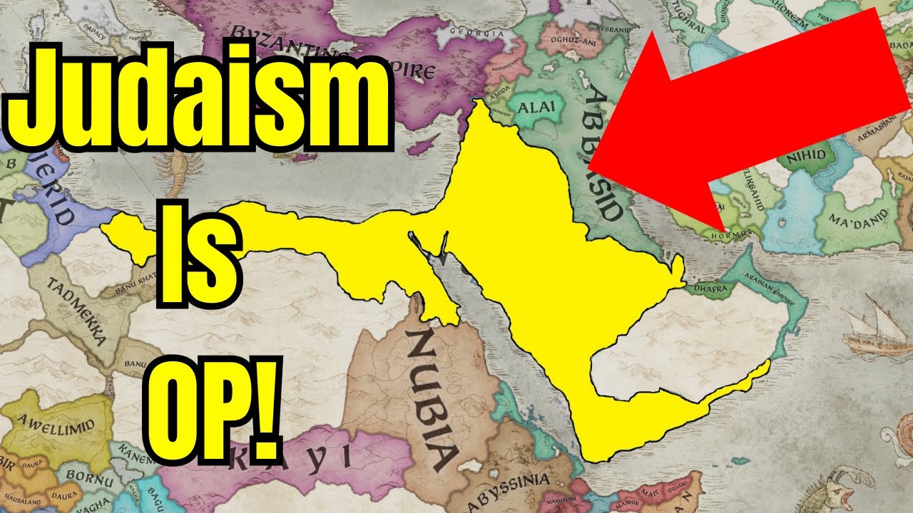 Creating an OP Jewish Empire is EASY in CK3!