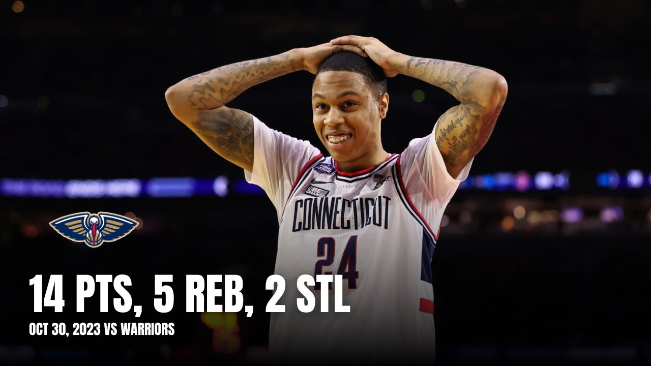 Jordan Hawkins (14 PTS, 5 REB, 2 STL) Pelicans Highlights vs Warriors: All Possessions (10/30/23)