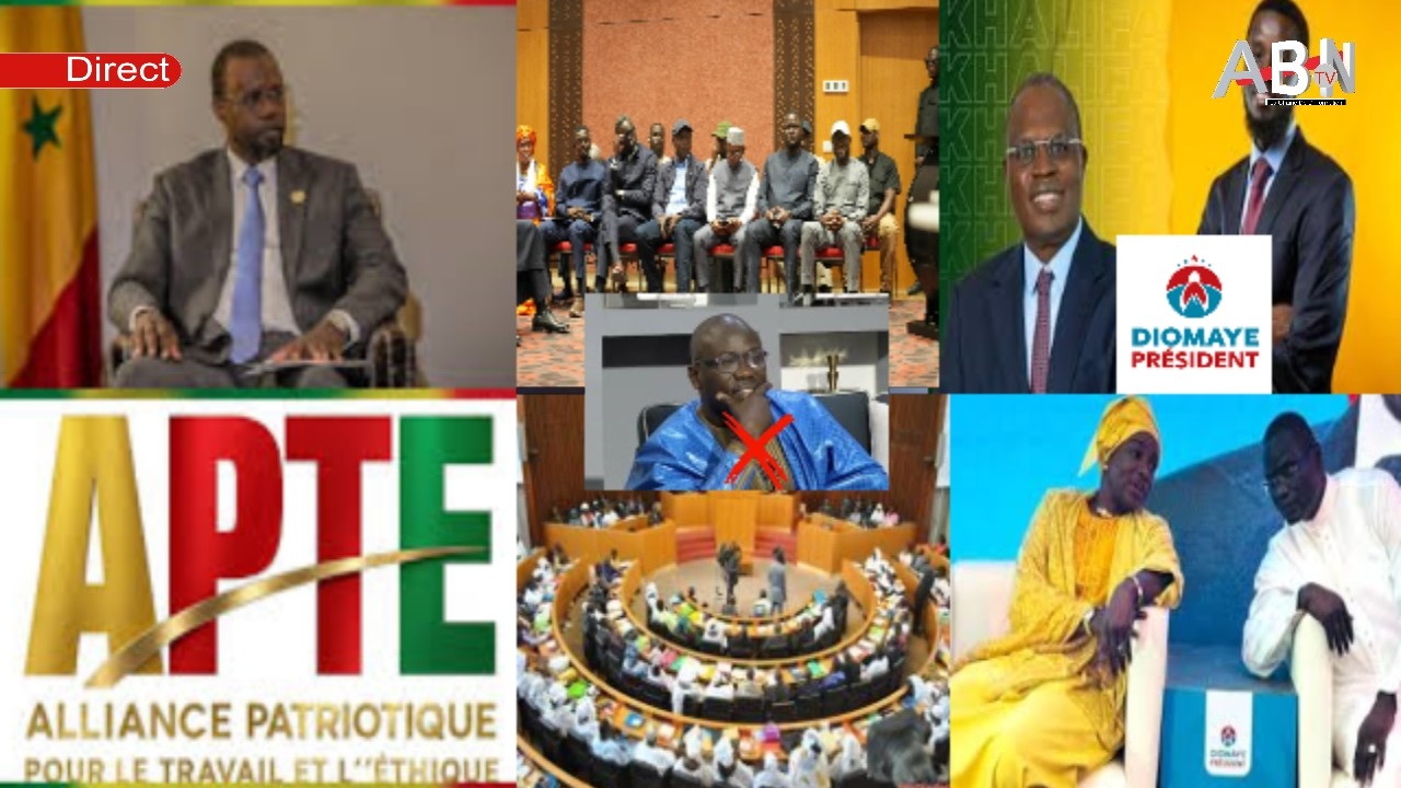 COALISION APTE DU PARTI PASTEF  RENÉGOCIATION DES CONTRAS AFFAIRE  CHEIKH YERIME DIOMAYE  PRESIDENT;