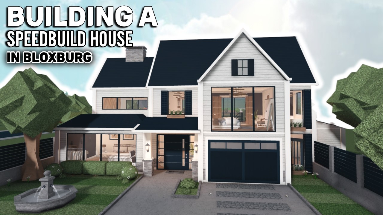 COPYING A SPEED BUILT HOUSE IN BLOXBURG