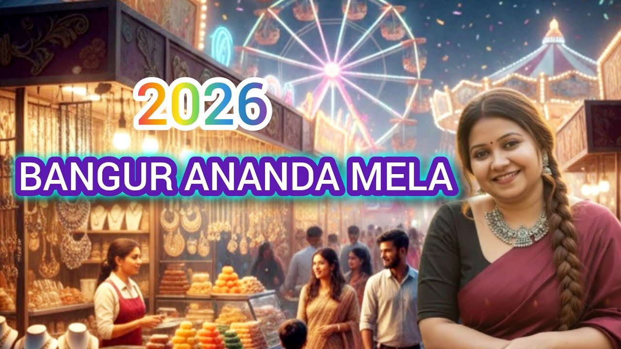 কলকাতায় শুরু হলো নতুন বছরের প্রথম আনন্দ মেলা 2026 // Bangur Ananda Mela 2026 // Kolkata Ananda Mela