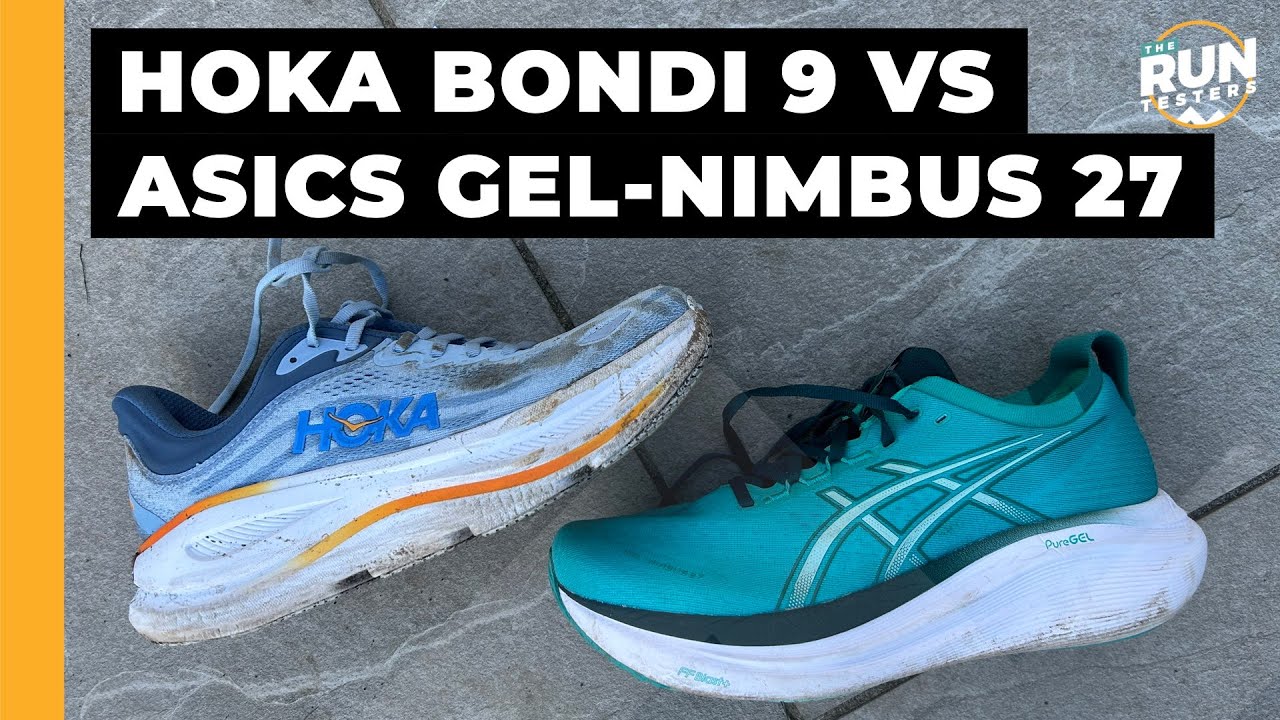 Hoka Bondi 9 против Asics Gel-Nimbus 27: какие круизеры с максимальной амортизацией выбрать?