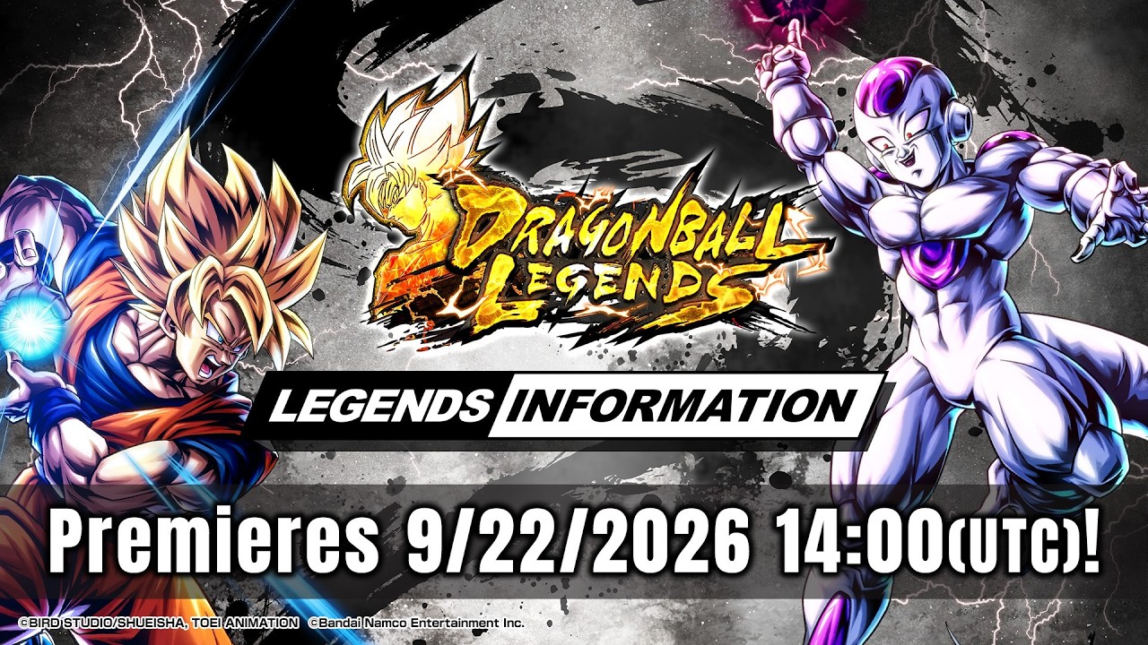 【DRAGON BALL LEGENDS】 LEGENDS INFORMATION - September 2026
