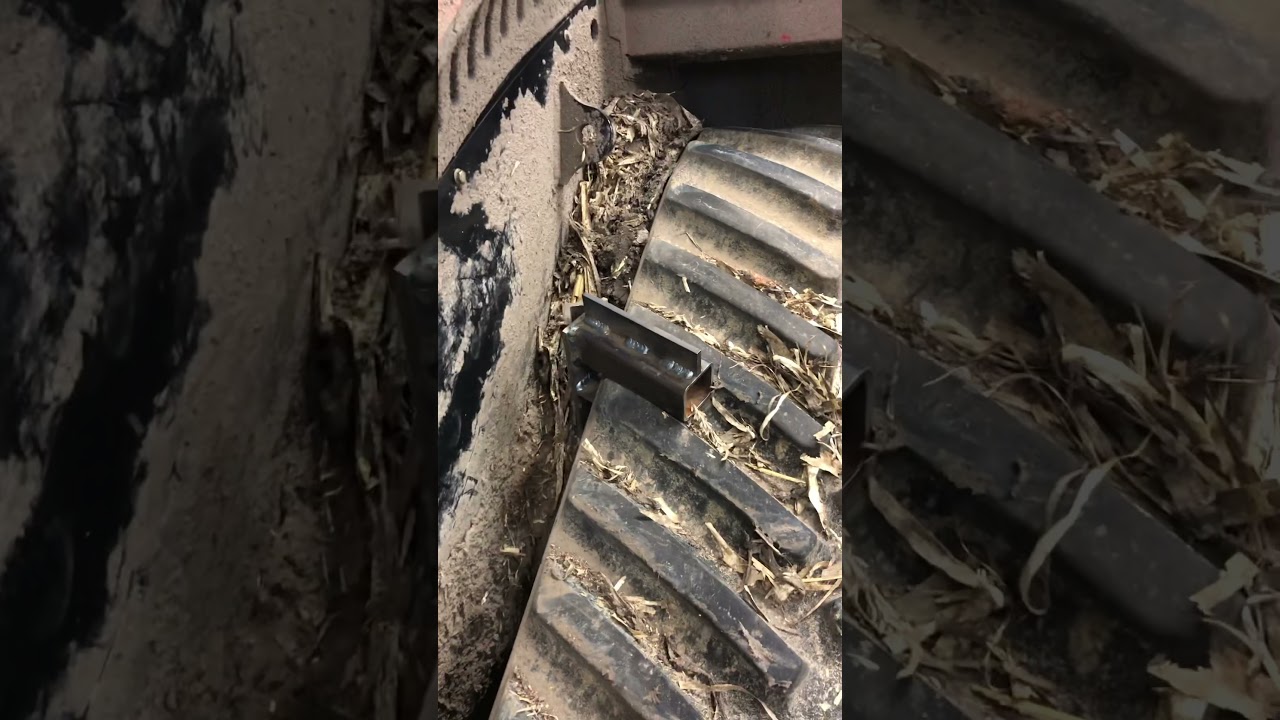 Quadtrac mud cleanout tool.
