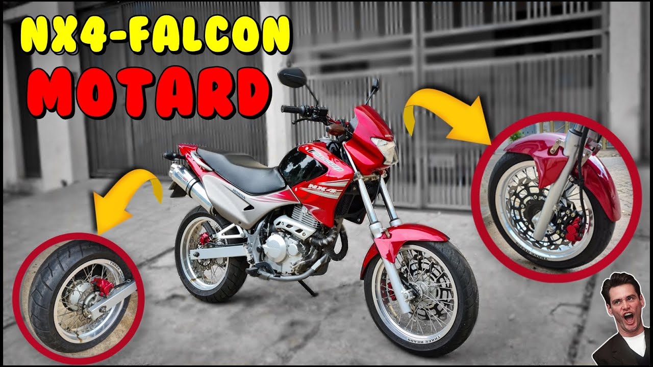 NX4 - FALCON MOTARD - TESTANDO AS RODAS