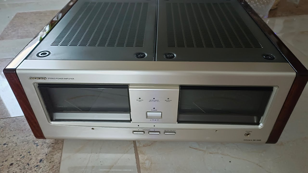 ONKYO M-588 Last Stereo High End from Onkyo | 1992 | Unboxing | Look inside | Japan only Version