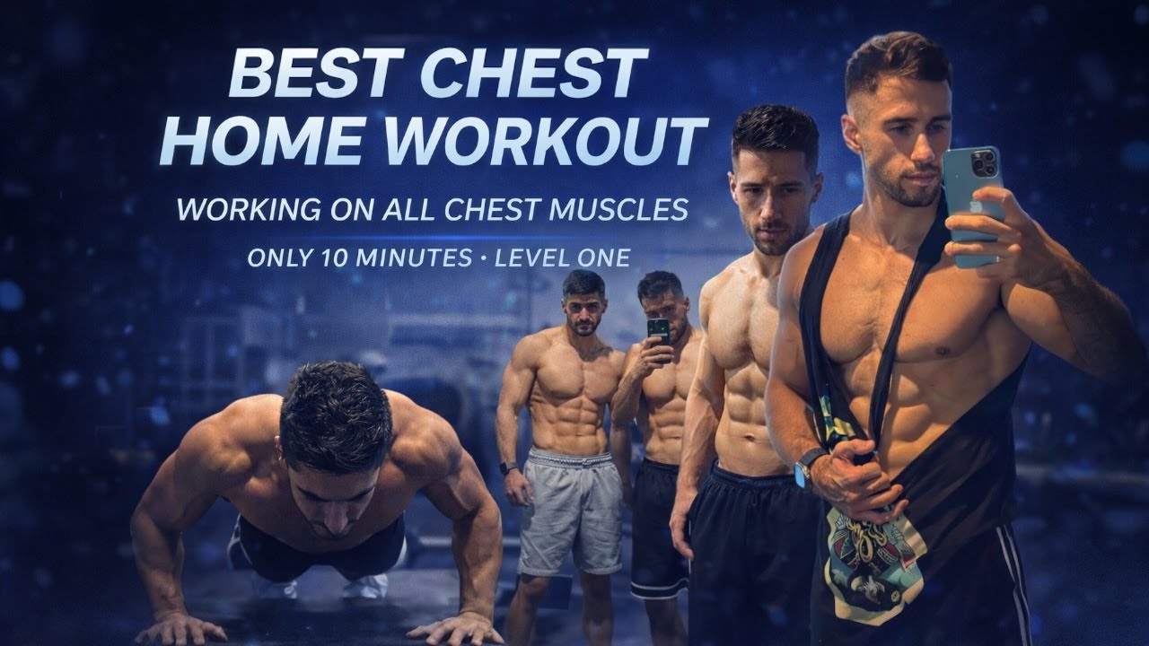 10-Minute Secret Chest Workout | Push-Ups That Replace Bench Press | Level 1