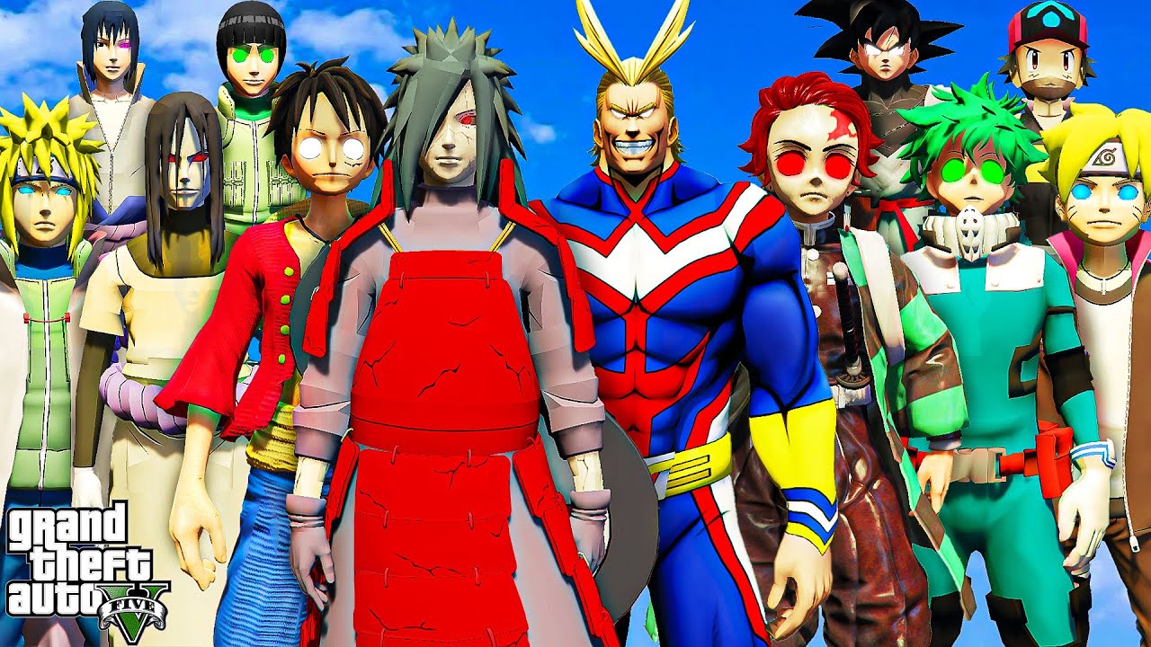 MADARA UCHIHA INTRODUCE ANIME VERSE (GTA 5 Mods) #042