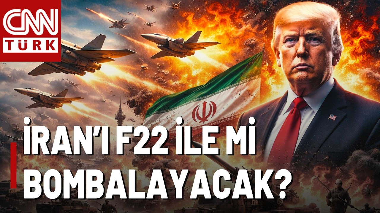 Trump F22 Savaş Jetini Paylaştı! ABD İran'ı F22 İle Mi Bombalayacak?