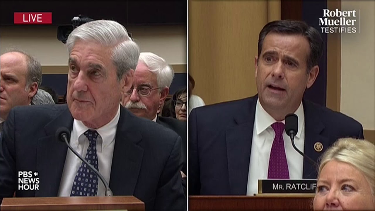 WATCH: Ratcliffe tells Robert Mueller he didn’t follow the special counsel rules