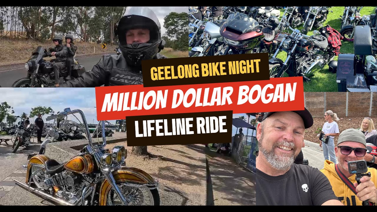 Million Dollar Bogan Lifeline Charity Ride and Geelong Bike Night January 2025!
