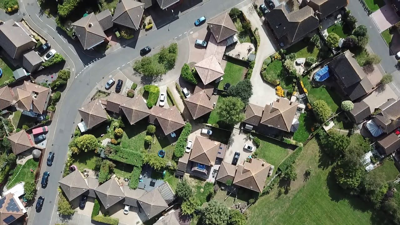 Laindon, Basildon (Essex) from Different Perspective (4K).