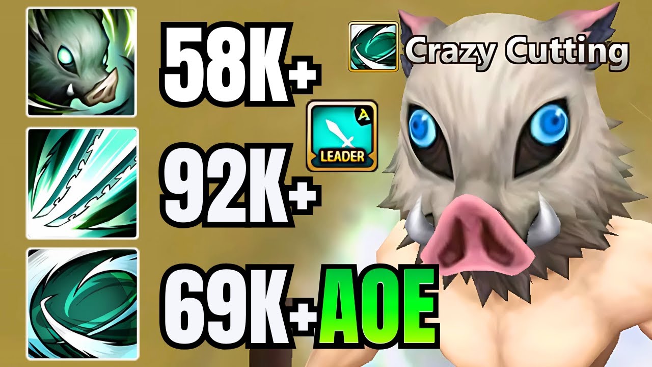 10 Minutes Of CRAZY Light Inosuke Hashibira - (Summoners War)