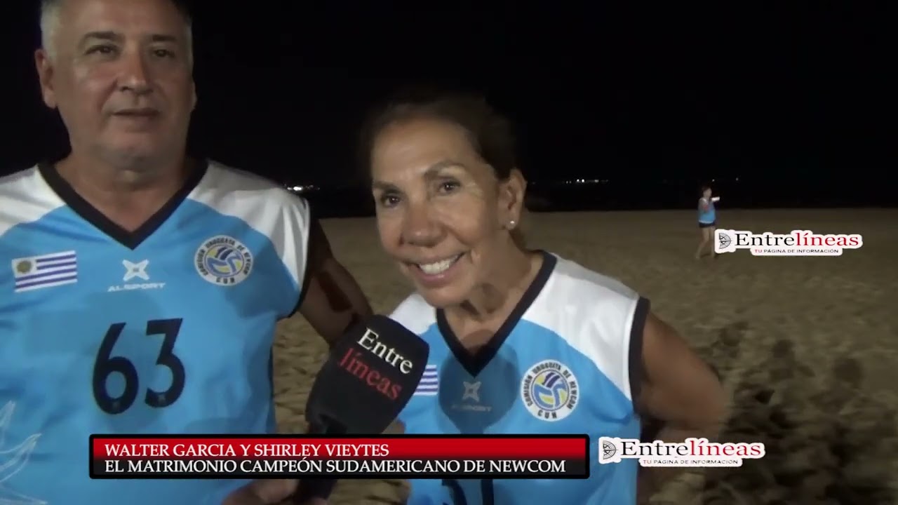 ROCHA ENTRELINEAS ENTREVISTA AL MATRIMONIO CAMPEON DEL SUDAMERICANO DE NEWCOM PLAYA