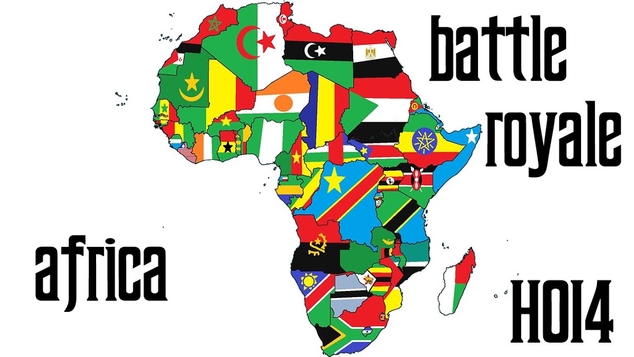 AFRICA BATTLE ROYALE HOI4 TIMELAPSE