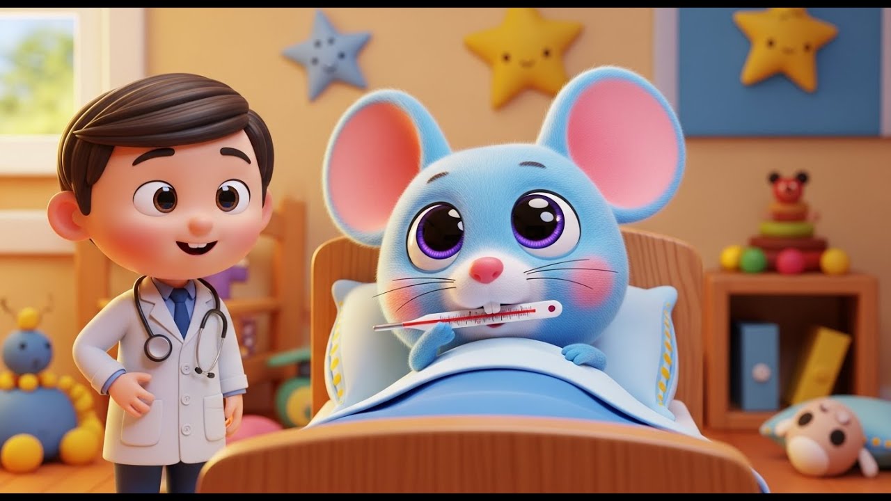 Aaj Mangalwar Hai 🐭🤒 | Chuhe Ko Bukhar Hai | Funny Hindi Nursery Rhyme | TinySmile Toons
