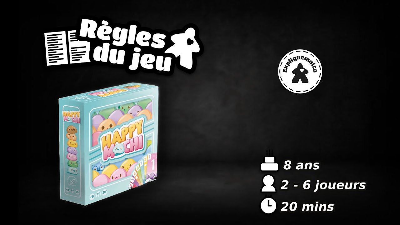 🍥 HAPPY MOCHI 😀 règle du jeu #zygomatic #expliquemoica