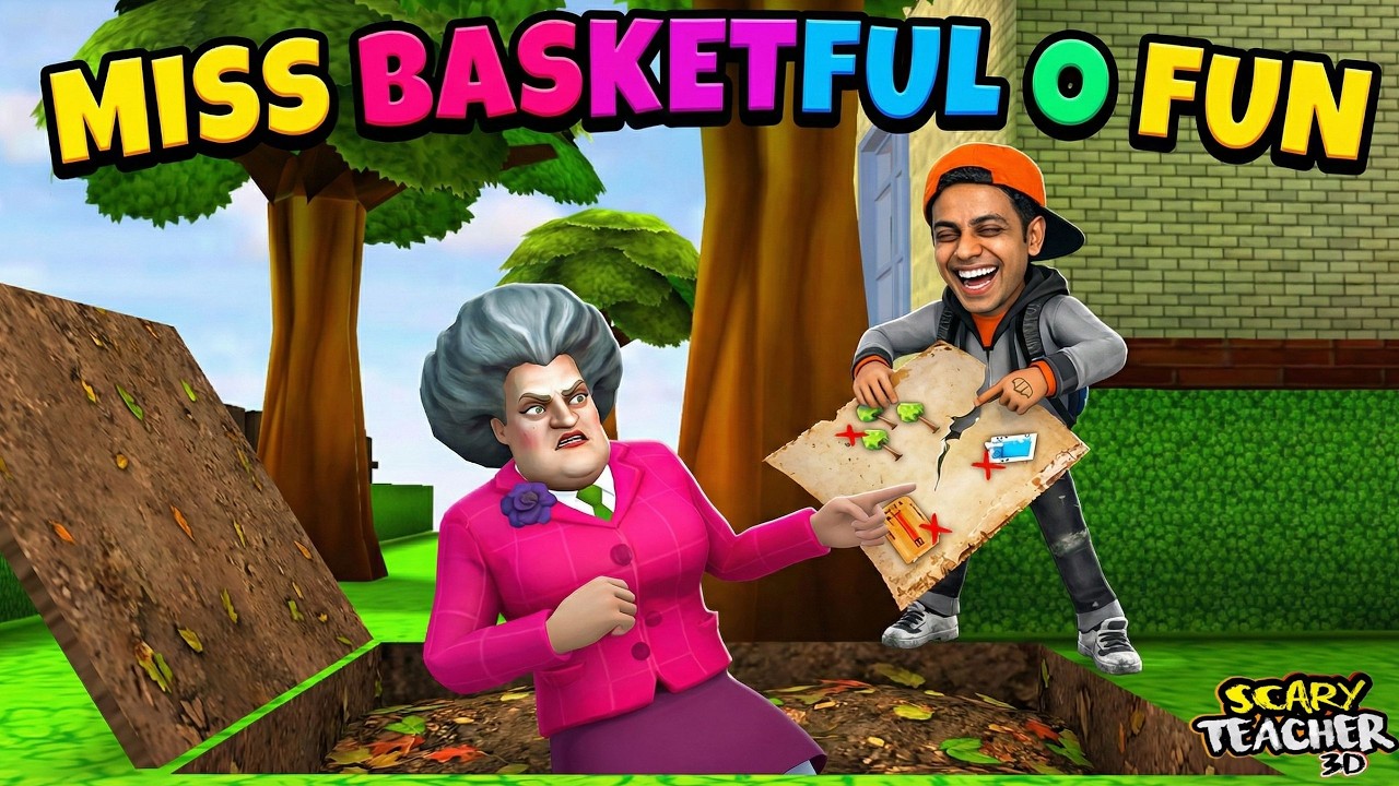Sacry Teacher 3D Basketful O Fun | MrTeast Gaming