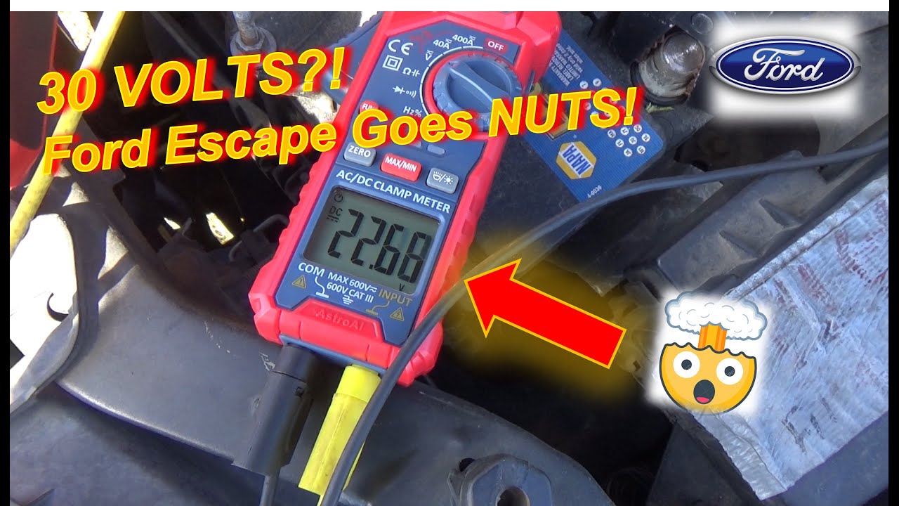 Charging to 30 VOLTS?! Ford Escape Goes NUTS!