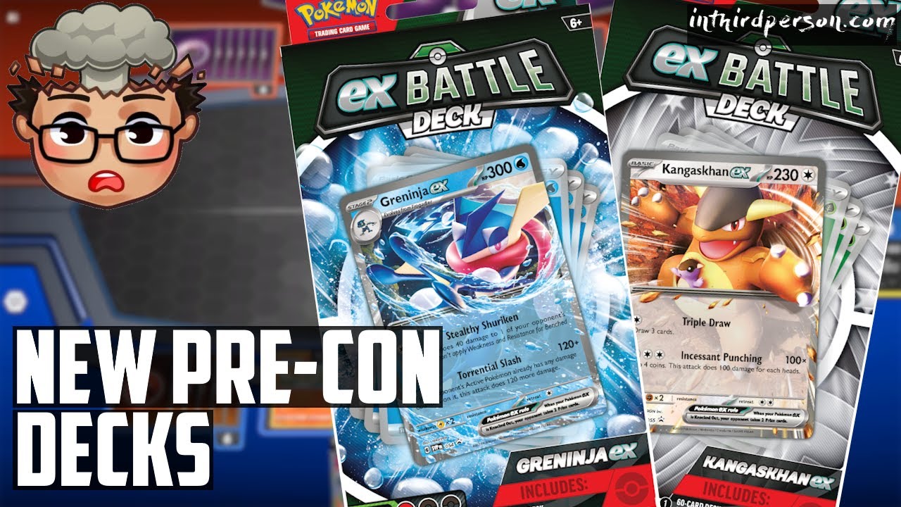 NEW ex Battle Decks - Greninja ex and Kangaskhan ex! - (Pokemon TCG News + Early Upgraded Lists)