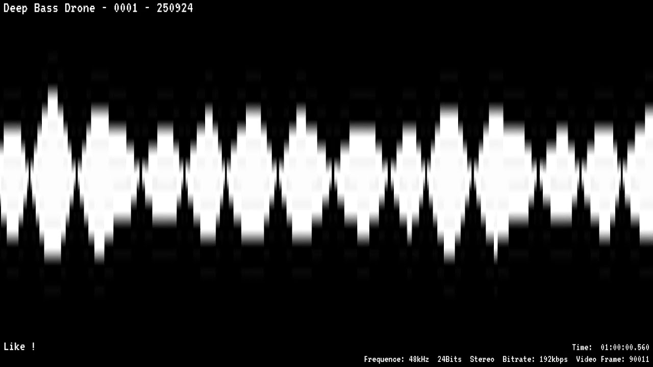 Hypnotic Deep Bass - 60 Minutes of Pure Drone Frequencies