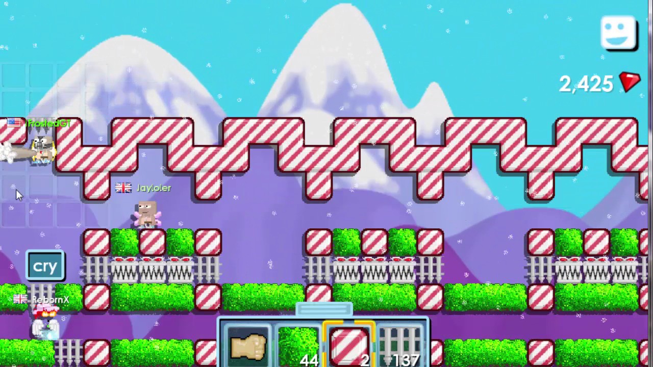 Growtopia | Building Candy Cane Farm