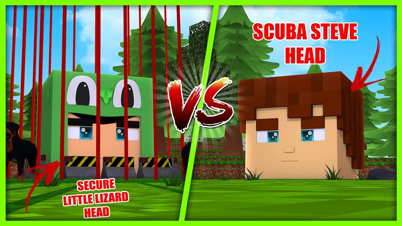 MOST SECURE BASE CHALLENGE -LITTLE LIZARD HEAD! w/ Scuba Steve