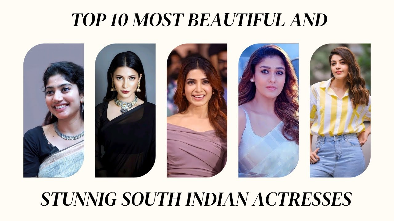 Top 10 most beautiful and stunning south Indian actresses #viralvideo