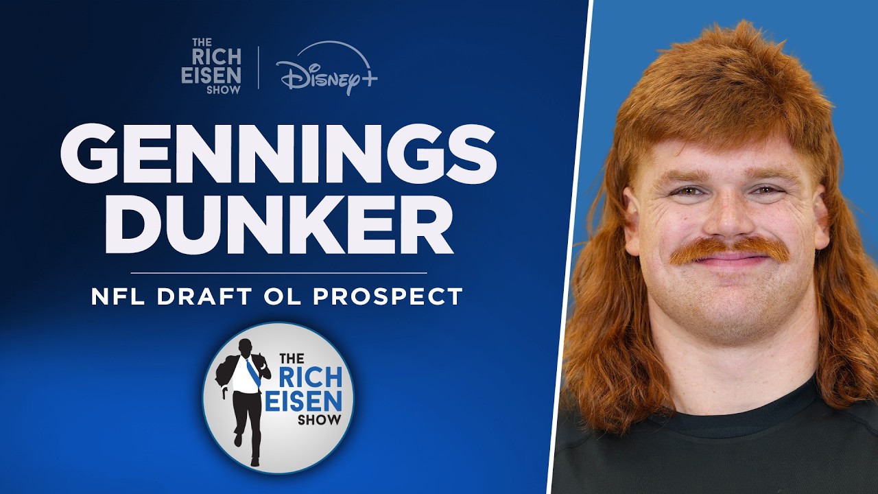 Iowa OL Gennings Dunker Talks NFL Draft, Mullets & More with Rich Eisen | Full Interview