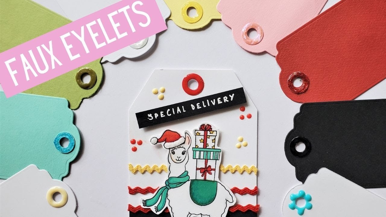 Faux Eyelets: Easy & Colorful !