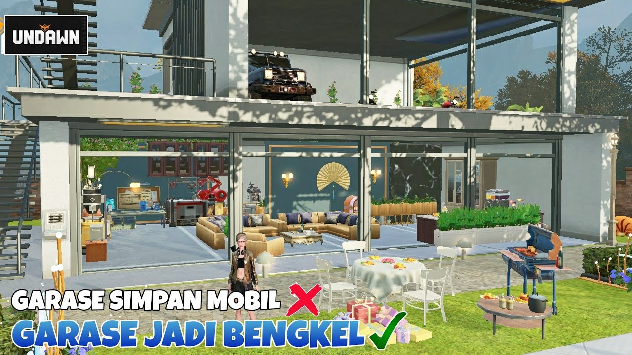 [FULL GUIDE] CARA DAN TRICK UBAH GARASE MOBILMU JADI BENGKEL AESTETIK | UNDAWN HOMESTEAD DECOR