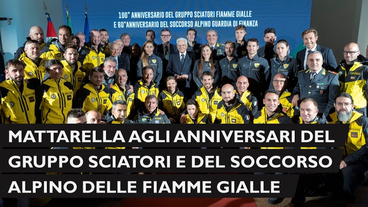 Mattarella a Trento per gli anniversari del Gruppo sciatori e del Soccorso alpino