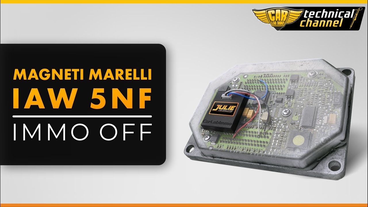Magneti Marelli IAW 5NF (Fiat) IMMO OFF | Julie Emulator | CarLabImmo