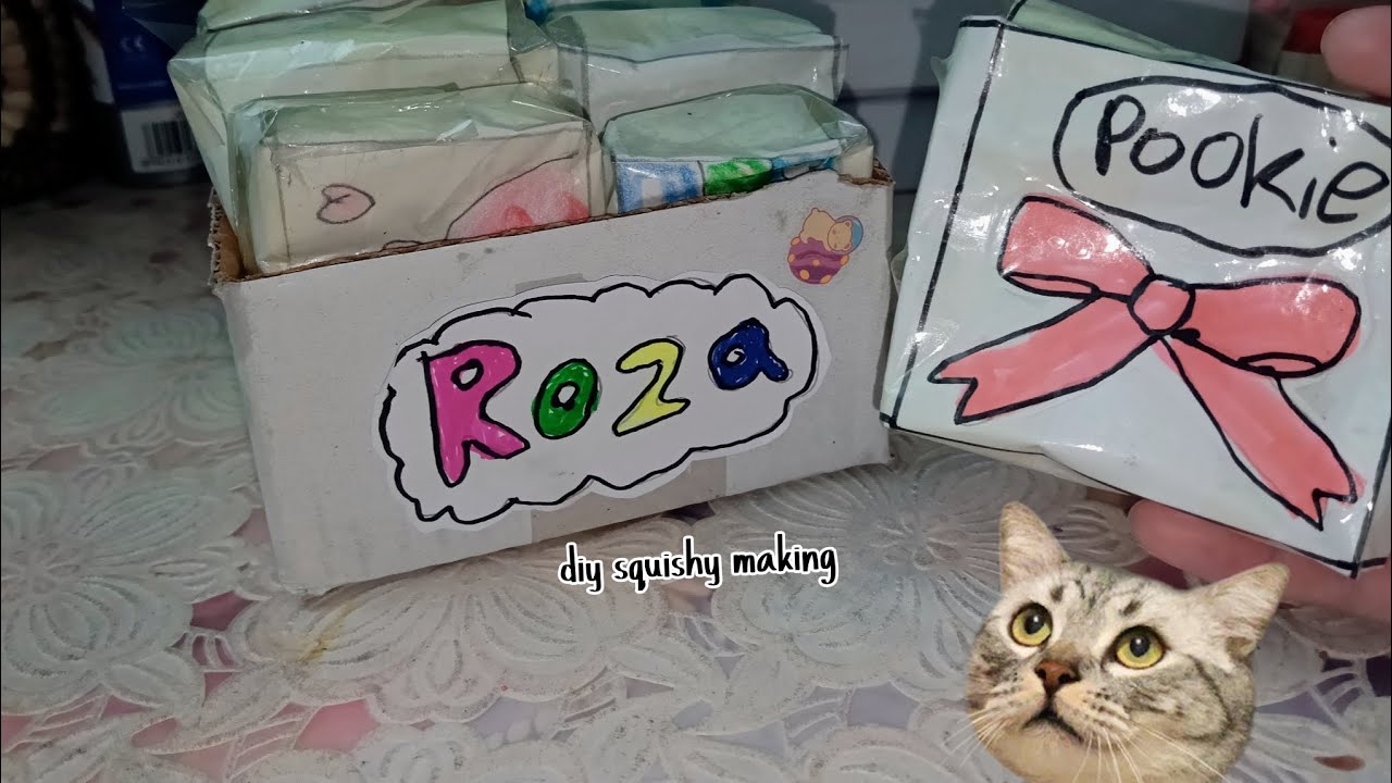 Diy squishy making।@Roza_Offcial