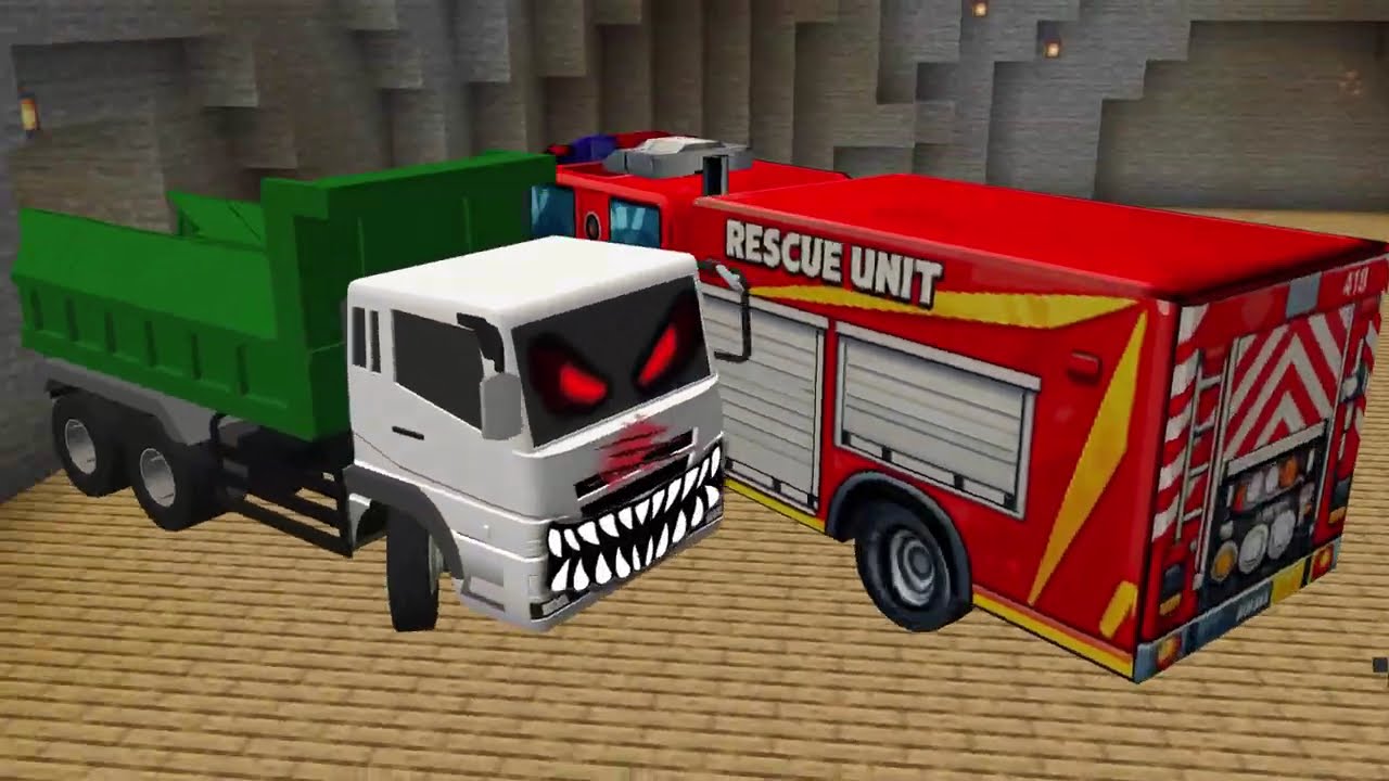 Why DUMP TRUCK and FIRETRUCK is Wanted ? - In Minecraft Maizen