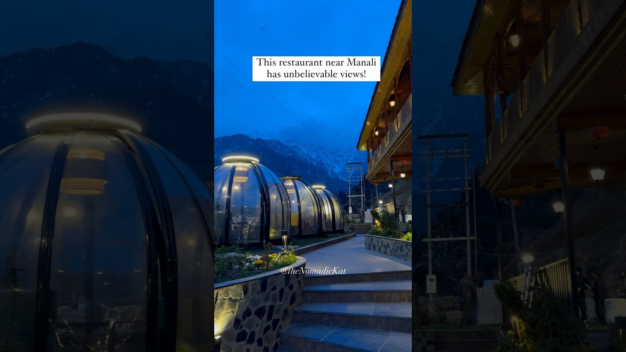 Dreamy Date Place 😍 #manali #kullu #himachal #cafe #datenight #foodvlogger #himalayas #palchan
