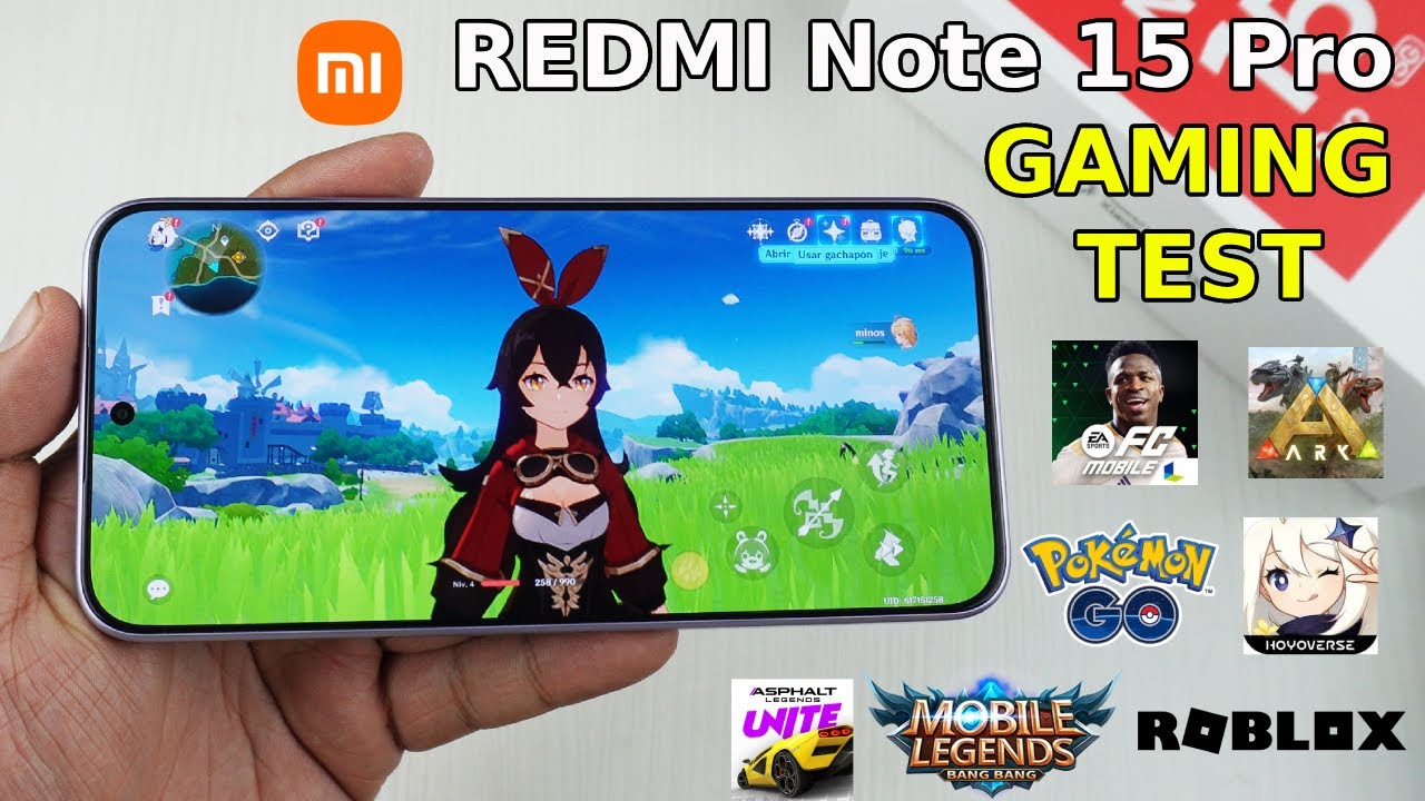 Redmi Note 15 Pro 5G | Gaming TEST | Genshin Impact, Mobile Legends, ARK, Roblox (Dimensity 7300 U)