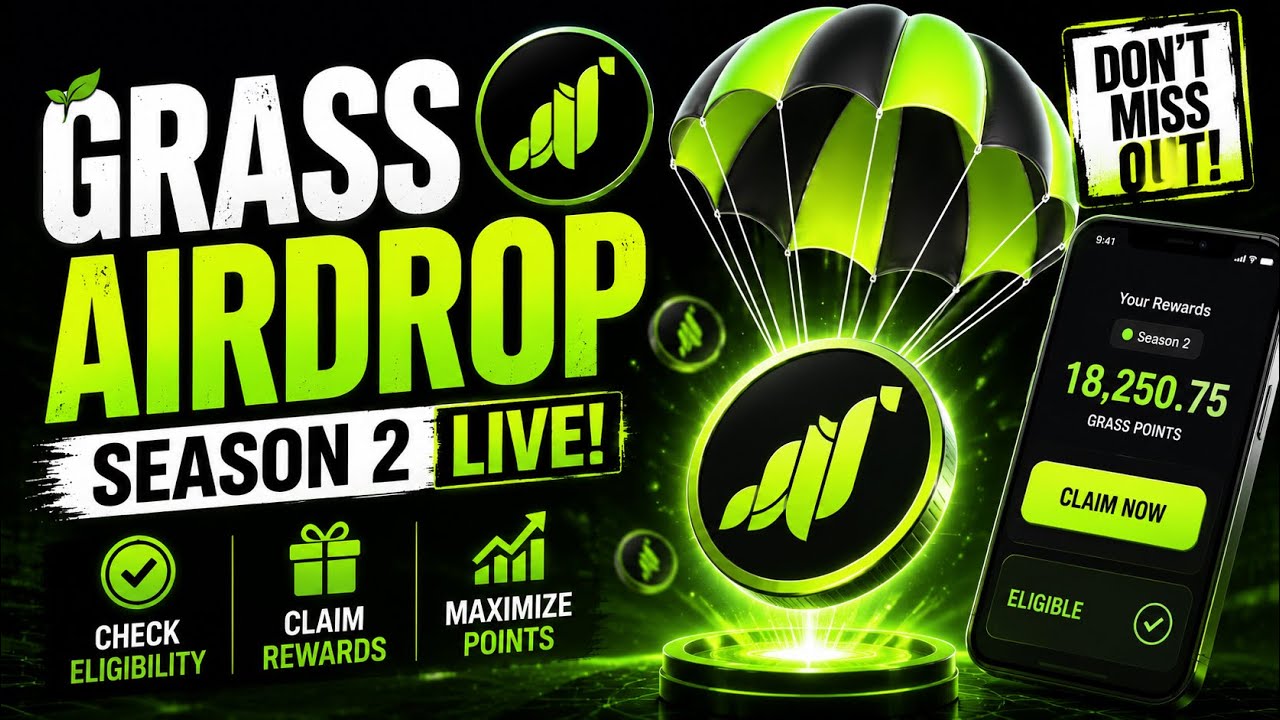 Grass Airdrop Season 2 | How To Claim Rewards & Check Eligibility